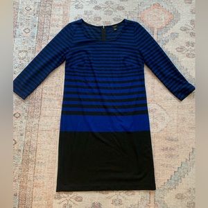 Ann Taylor striped mini dress in xs